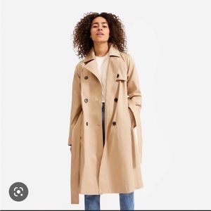 Everlane the modern trench khaki size xxs